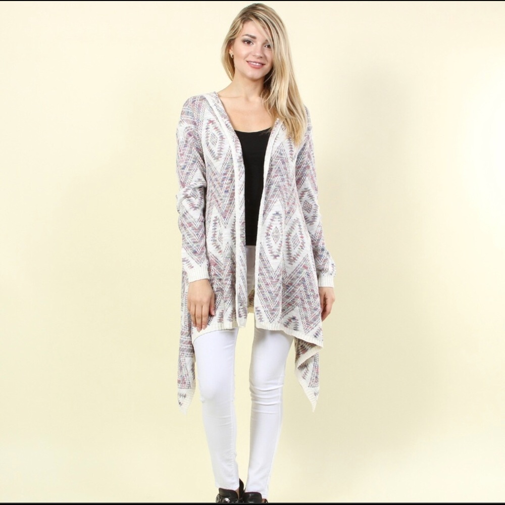 🌷PERFECT FOR SPRING🌷 Diamond Pattern Cardigan - Picture 3 of 5